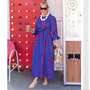 Printfresh x Pencil & Paper Co  Organic Cotton Maxi Dress Large Angelica Dress